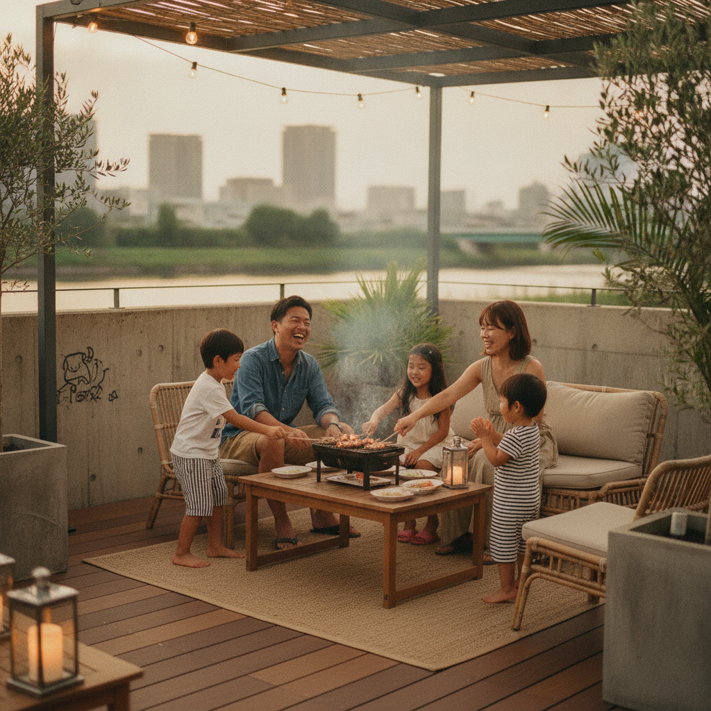子ども連れBBQの思い出